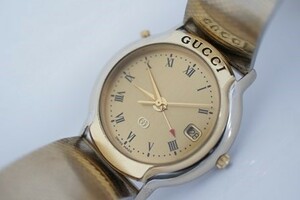 1円～ GUCCI【グッチ GMT機能付き 8200M】メンズ