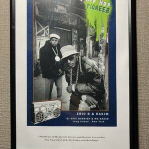 Eric B. & Rakim エリックB ラキム hiphop A4 ポスター 額付 送料込 ②