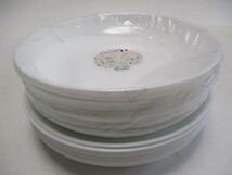 ヤマザキ　白いお皿　19ｃｍ 20cm　12枚　/プレート　パスタ皿　カレー皿_画像1
