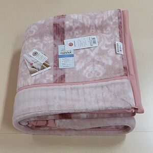 西川　泉大津　アクリル2枚合わせ毛布　シングルサイズ　パチパチしにくい　ピンク　日本製