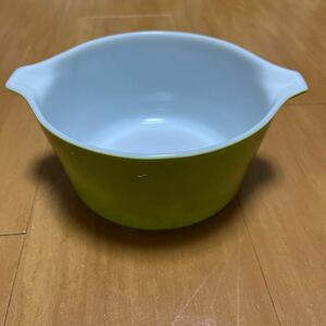 PYREX キャセロール ミルクガラス　アンティーク