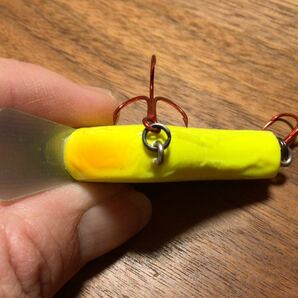 ★中古★AGUA アグア FLUTTER BAITS フラッターベイツ FLAT FLICKER フラットフリッカー「ブルーバックチャート」バルサ ウッド クランクの画像5