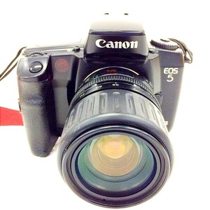 希少 中古品Canon　キヤノン　EOS 5 + EF 35-135/4-5.6　※動作確認等は行っておりません。※光学系の状態については分かりかねます。