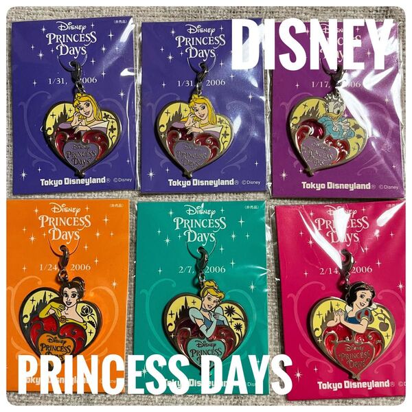 Disney Princess Days キーホルダー6点セット