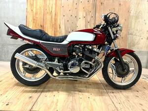 229 CBX400F 外装セット　赤白２型　カラー/中古 美品 塗装後 未使用NC07タンクCBX550F外装 アルフィン テール ワルツBEET赤白 マーシャル