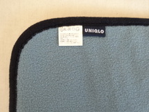 UNIQLO ユニクロ　フリースブランケット　収納バッグ付き　NAVYxLT.BLUE_画像6