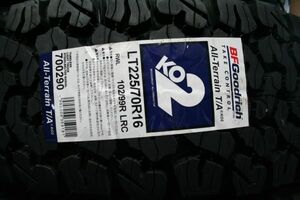 値下げ処分 即納 2023年製～ BFグッドリッチ オールテレーン KO2 LT 225/70R16 102/99 R 4本 SET ホワイトレター BFG 225/70-16 送料無料