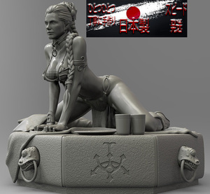 Leia Slave スターウォーズ◆ガレージキット◆レジン キット◆樹脂 未塗装 未組立1/24 スケール 日本未発