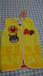 !0930* не использовался * хранение товар * Anpanman * Mini .... одеяло слипер 35×50①