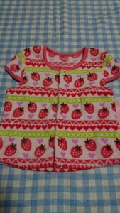 !0930* unused * storage goods * micro fleece the best strawberry 95②