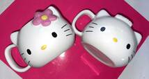  レア 年代物 2004♪ ペア 【ハロー キティ＆ ダニエル】HELLO KITTY 可愛い マグカップ 陶器 未使用_画像4