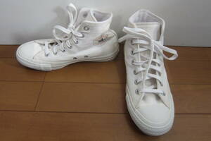 CONVERSE REACT コンバース ALL STAR オールスター 1CL028 HI ハイカットスニーカー 白 24.5㎝ O2401B