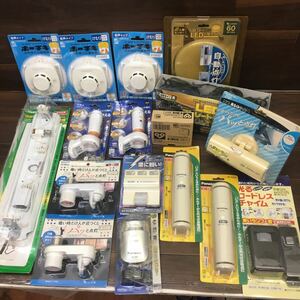 □B-616 Panasonic パナソニック ナショナル OSAKA GAS 火災警報器 コードレスチャイム けむぴこ 小型ライト 大量まとめ 保管品