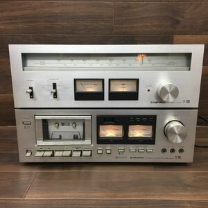 B-624 PIONEER パイオニア ステレオアンプ TX -7600 カセットデッキ CT-405 オンキョー機器 音楽機材 ブラック 通電確認済み