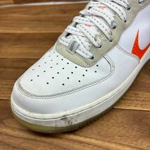 D-19 NIKE ナイキ AIRFORCE1 エアフォース カジュアルスニーカー ローカットスニーカー ウォーキングスニーカー ホワイト メンズ 28cm_画像8