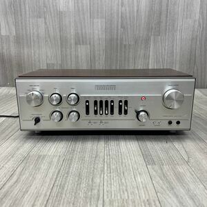 ■ C-1017 LUXMAN ラックスマン C-1010 コントロールアンプ オーディオ機器 木目 シルバー 通電確認済み