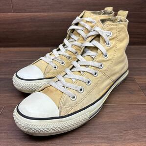 D-23 CONVERSE コンバース ALLSTAR オールスター ハイカットスニーカー カジュアルスニーカー ベージュ系 メンズ 26.5cmの画像2