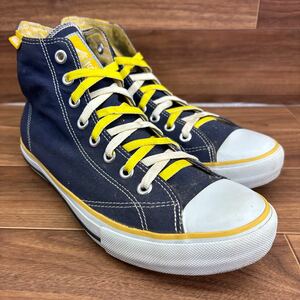 D-24 VANS バンズ CLASSIC SKOOL HI クラシック スクール カジュアルスニーカー ハイカットスニーカー ネイビー メンズ 27.5cm