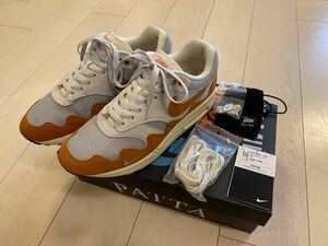 【中古】 Patta × Nike Air Max 1 Monarchパタ × ナイキ エアマックス 1 モナーク オレンジ 27cm US9 DH1348-001