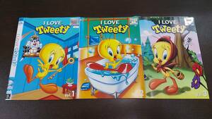 Y9 04758 I LOVE Tweety 全3巻セット こおろぎさとみ DVD 送料無料 レンタル専用 吹替有 ジャケットに折れ・日焼け有