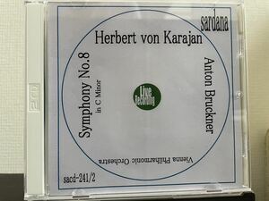 ブルックナー　交響曲第8番　カラヤン指揮　ウィーンフィルハーモニー　1978年ライヴ　2CD