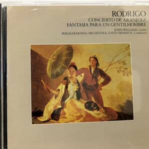 ロドリーゴ アランフェス協奏曲、ある貴紳のための幻想曲 ジョンウィリアムズ フレモー指揮 フィルハーモニア管弦楽団の画像1