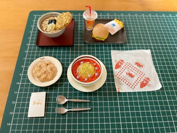 ガチャ 日本全国フードチェーン ミニチュアコレクション Jef るーぱん ボンゴレ 山田うどん ケンエレ ドールハウス ミニチュア 送料無料