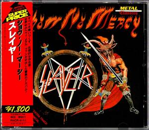 帯付きCD☆スレイヤー／ショウ・ノー・マーシー（PHCR-4111） SLAYER／SHOW NO MERCY