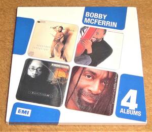 EU廃盤4CD-BOX☆ボビー・マクファーリン／BOBBY McFERRIN 4ALBUMS（チュニジアの夜、シンプル・プレジャーズ、BANG！ZOOM、Beyond Words）