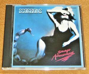 ステッカー付き初回盤CD☆スコーピオンズ／サヴェイジ・アミューズメント（CP32-5604） SCORPIONS／SAVAGE AMUSEMENT、ジャーマンメタル