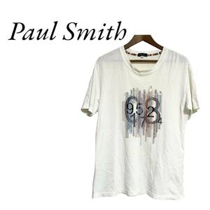 Paul Smith ポールスミス シャツ 半袖 ホワイト 白 Tシャツ 半袖Tシャツ コットン