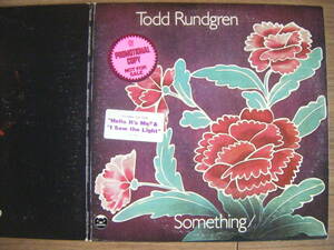 ★[米原盤] Todd Rundgren/メガレアPromo赤青盤美完品 Something Anything?/青盤7/4p Bio by Patti Smith & 2 Photos/トッド・ラングレン