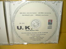 【CD】U.K.「Santa Monica 1978」MIKE MILLARD_画像4