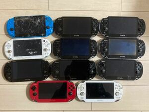 SONY PS VITA 本体 11台 セット まとめて プレイステーション ピーエス ビータ ヴィータ PCH-2000 PCH-1000 ジャンク 部品取り 送料無料