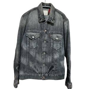 Levis Redloop リーバイスレッドループ　加工ブラックデニム　トラッカージャケット　デニムジャケット　Mサイズ