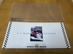 F1 マクラーレン　ホンダ　アイルトンセナ　テレホンカード　1991