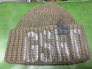 2401G-STAR RAWジースターVOLMER BEANIE タグ・プリント入WOOLウール/コットン混ミックスMIXニットCAPキャップ帽子ワッチ ビーニー