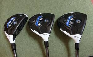 テイラーメイド　SLDR　3HL（S） 5HL（SR） 4U（S）　3本セット