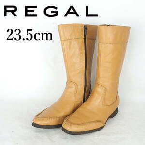 EB4553*REGAL*リーガル*レディースブーツ*23.5cm*キャメル