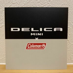 【非売品】DELICA MINI×Coleman ステッカー ホワイト/デリカミニ コールマン ノベルティ アウトドア レア 三菱