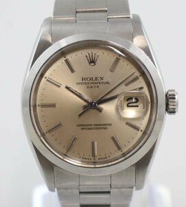 ◆ 1円 ～ 稼働品 ROLEX / ロレックス デイトジャスト Ref.1500 13番 自動巻 デイト シルバー文字盤 ヴィンテージ 142976