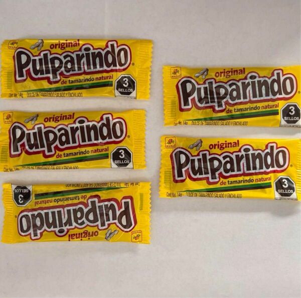 メキシコのタマリンドのお菓子　プルパリンド Pulparindo (5コ)