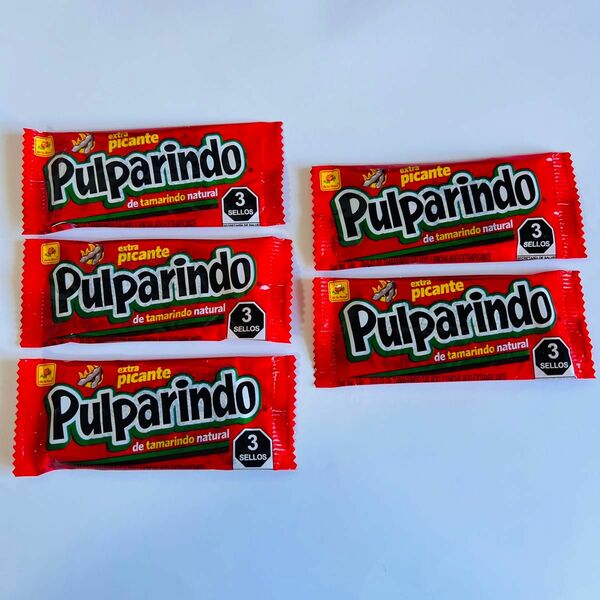 タマリンドのお菓子プルパリンド Pulparindo (5コ) PICANTE味