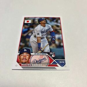 ★【ミゲル・バルガス　ドジャース】RCルーキーMLB 2023 TOPPS JAPAN EDITION ベース★即決