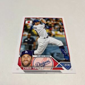 ★【クリス・テイラー　ドジャース】MLB 2023 TOPPS JAPAN EDITION ベース★即決