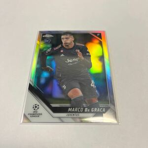 ★【マルコ ダ・グラカ　ユベントス　RCルーキー】2021-22 Topps Chrome UEFA Champions League リフラクター★即決