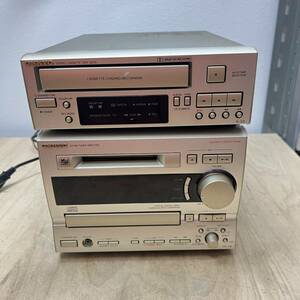 ONKYO オンキョー FR-V3 K-V3 カセットデッキ CD MD コンポ 