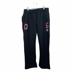 D&G DOLCE&GABBANA ドルチェアンドガッバーナ　　ブラック パンツ スウェット　ボトムス