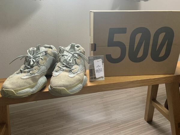 箱 タグ adidas yeezy 500 28.0cm ソルト