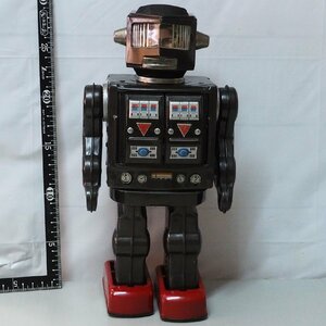 . river toy [ super Astro no-tsu gray operation verification settled SUPER ASTRONAUT astronaut ] tin plate electric walk robot TIN TOY ROBOT#SH[ used ]0867